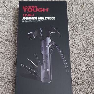 Hyper Tough Black 12-in-1 Hammer Multitool